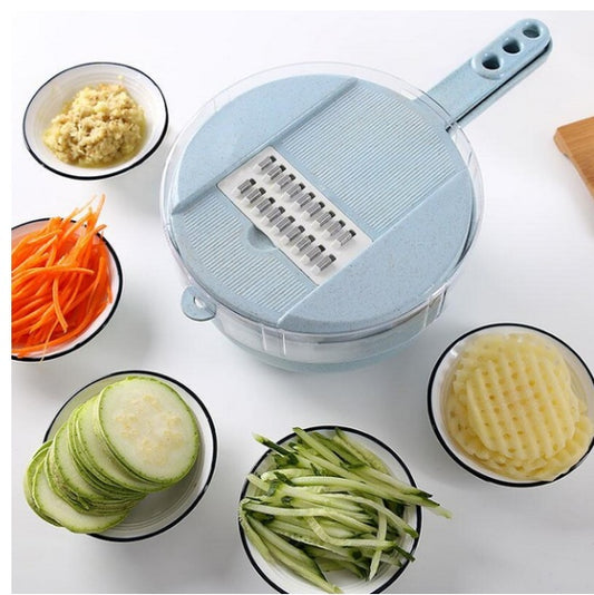 8-in-1 Mandoline Slicer & Vegetable Cutter – Multifunctional Kitchen Tool