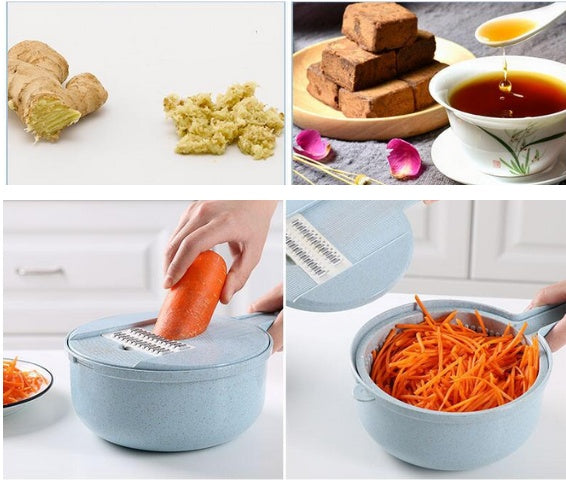 8-in-1 Mandoline Slicer & Vegetable Cutter – Multifunctional Kitchen Tool