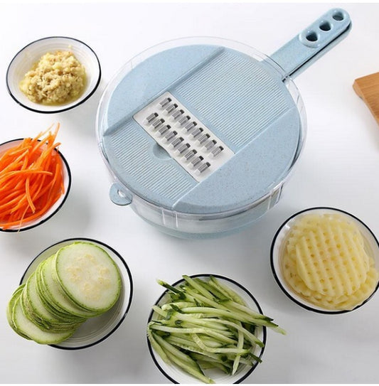8-in-1 Mandoline Slicer & Vegetable Cutter – Multifunctional Kitchen Tool