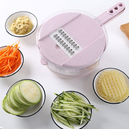 8-in-1 Mandoline Slicer & Vegetable Cutter – Multifunctional Kitchen Tool