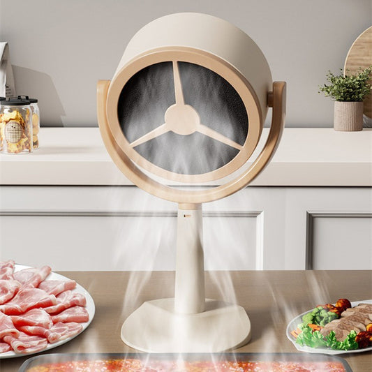 Household Small Desktop Mini Portable Range Hood – Smoke & Odor Eliminator