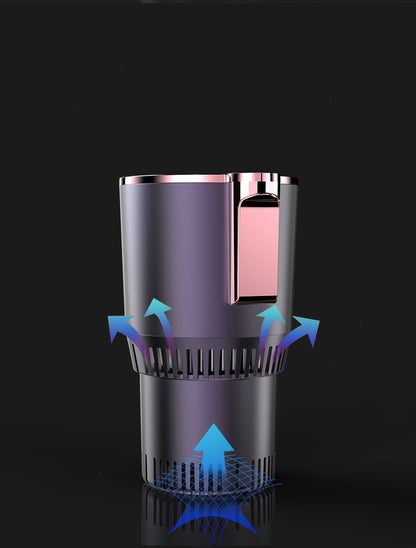Intelligent Car Cup Warmer & Cooler 2-in-1 with Smart Digital Display