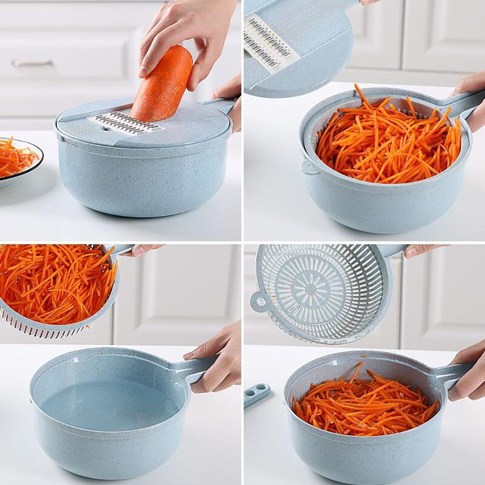 8-in-1 Mandoline Slicer & Vegetable Cutter – Multifunctional Kitchen Tool